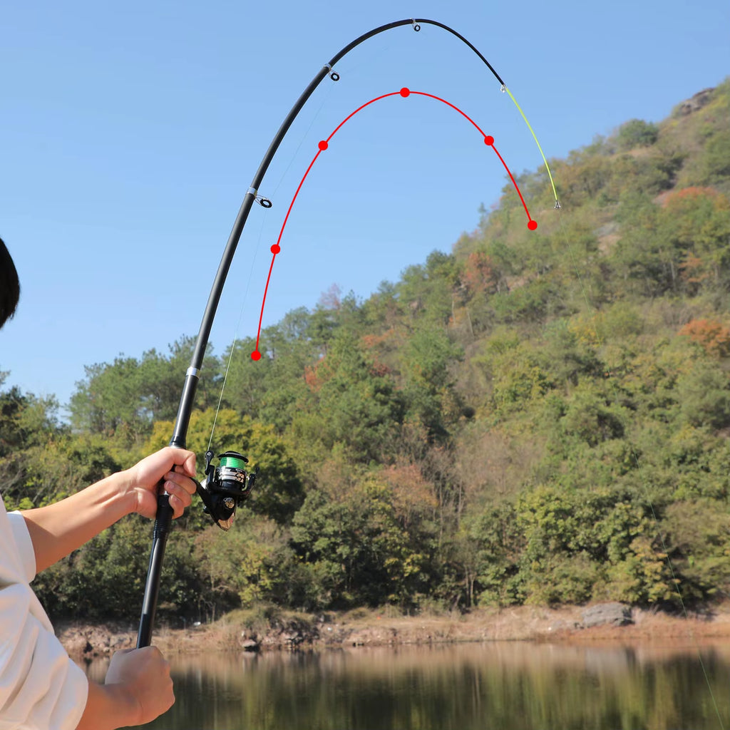 Carbon Fishing Rod 2.1-3.0M Telescopic Fishing Rod Baitcasting Rod Portable Leisure Fishing Rod Saltwater Fishing