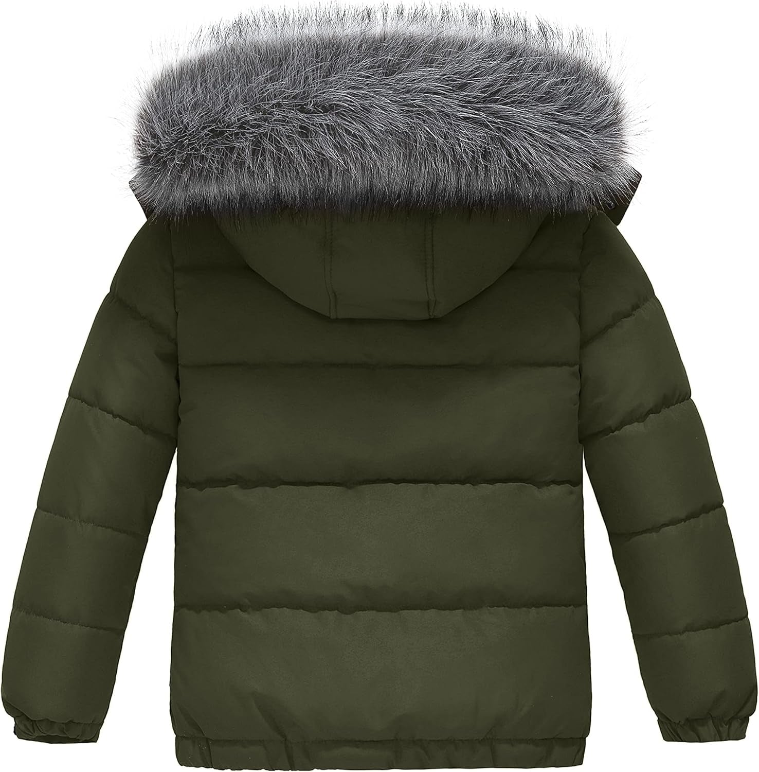 Boys' Winter Coat Waterproof Puffer Coat Warm Fleece Jacket